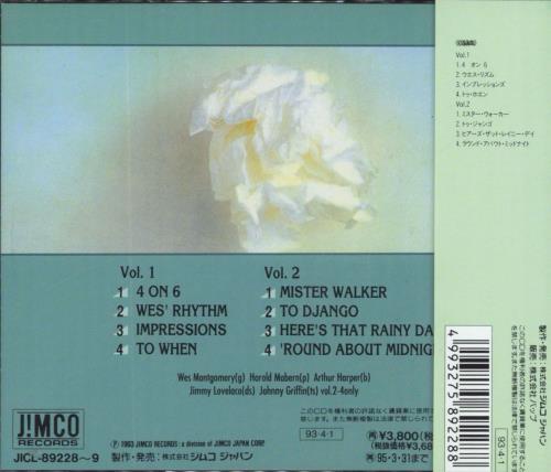ポップス+ロック(洋楽) 2discs CD Wes Montgomery  Solitude JICL892289 Jimco Records /00220 2CD Wes Montgomery Solitude JICL892289PROMO Jimco Records